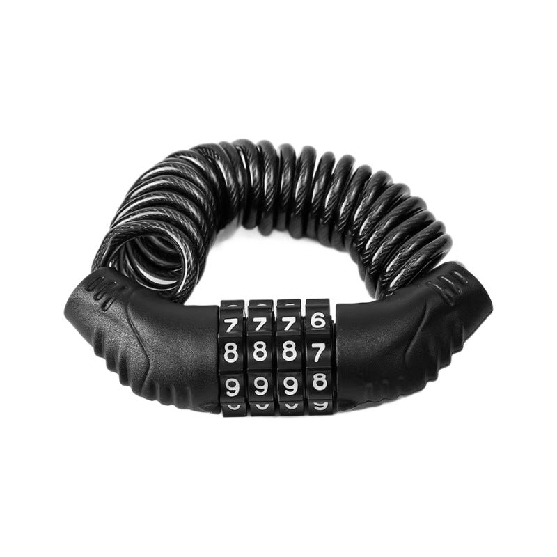 4-Digit Retractable Cable Security Lock
